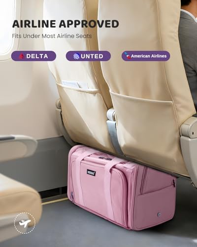 MIDOG Soft Cat Carrier Airline Approved, Expandable for Cats Up to 15lbs