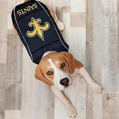 Pets First Pets NFL Licensed Dog & Cat Vest Pet Puffer Down Coat Jacket, Team Color, Small US