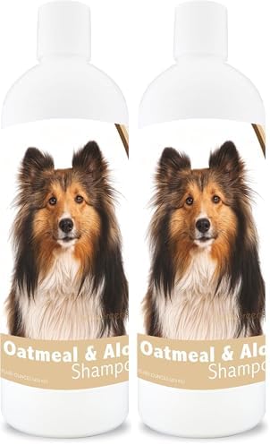 Healthy Breeds Shetland Sheepdog Oatmeal Shampoo with Aloe 16 oz (Pack of 2)