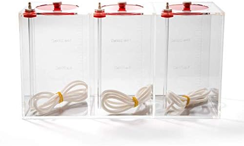 Aquarium Choice Acryli Made Liquid Storage Bucket Doing Pump Reservoir Container (12.5 * 4.25 * 6.5 Inch;4500ml(Red))