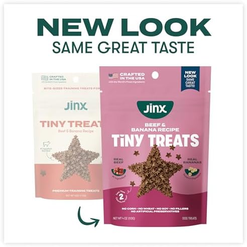 Jinx Dog Training Treats, Bite-Sized Training Treats for Dogs, Beef, 4oz