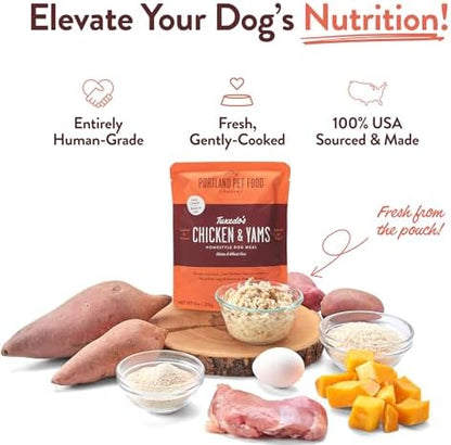 Portland Pet Food Company Fresh, Human Grade Dog Food Topper & Meal 5 Pack