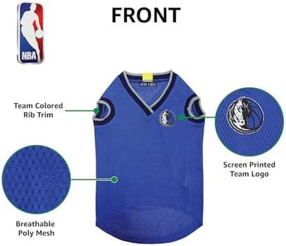 Pets First NBA DALLAS MAVERICKS DOG Jersey, X-Large - Tank Top Basketball Pet Jersey