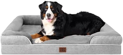 EHEYCIGA Orthopedic XXL Dog Bed, Waterproof Washable XL Big Pet Bed 48"