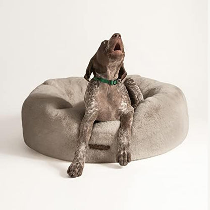 UnHide Floof Pet Bed, Extra Soft Dog Bed with Removable Faux Fur Cover