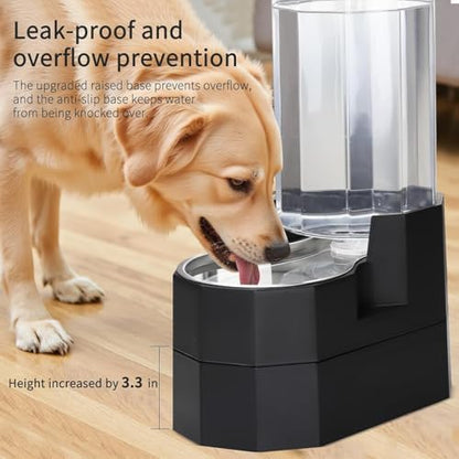 Sfozstra 8L Raised Pet Water Dispenser: Large Breed Comfort
