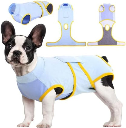 Kuoser Recovery Suit for Dogs Cats, Soft Dog Surgery Suit Female Male Spay