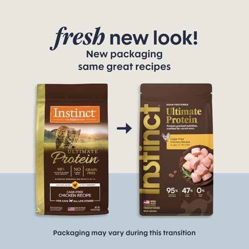 Instinct Ultimate Protein Dry Cat Food, Cage Free Chicken, 4 lb. Bag