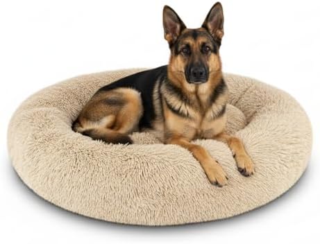 The Dog’s Bed Calming Donut Dog Bed, with Removable Zip Cover