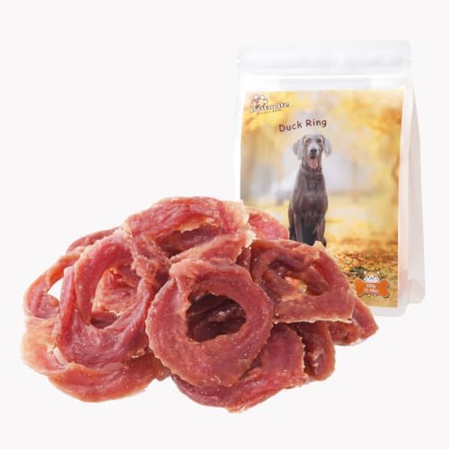 Pawmate Dog Treats Duck Jerky Rings Healthy Training Treats Snacks 10.6 oz