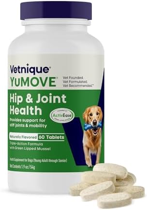 YuMOVE Dog Hip & Joint Supplement, Regular Strength 60 Chewable Tablets