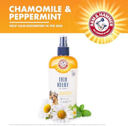 Arm & Hammer Dog Itch Relief Spray, Chamomile & Peppermint, 8 Fl Oz