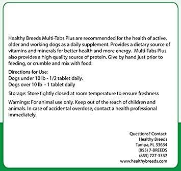 Healthy Breeds Pembroke Welsh Corgi Multi-Tabs Plus Chewable Tablets 180 Count