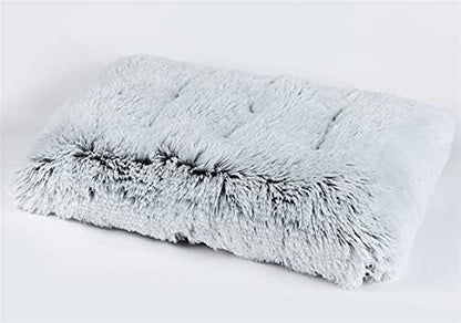 Long Plush Calming Pet Bed Cuddler Pet Bed Gradient Grey XL