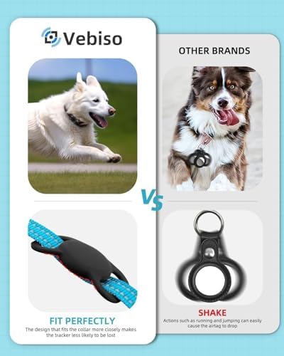 iOS Smart GPS Dog Collar, Mini Pet Activity Tracker No Monthly fee 2 Pack