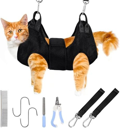 PatiencET Cat Grooming Hammock Kit