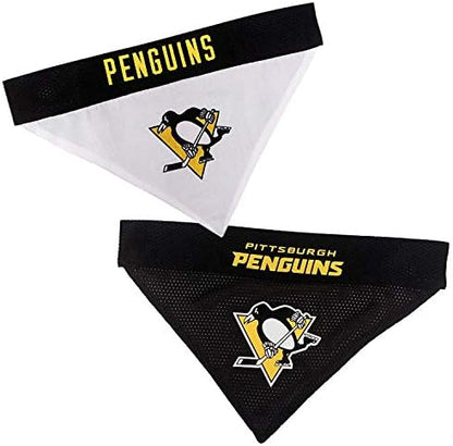 Pets First NHL PITTSBURGH PENGUINS BANDANA for DOGS & CATS, Small/Medium. - Cute & Stylish Bandana! The Perfect HOCKEY FAN Scarf Bandana, great for Birthdays or any Party!