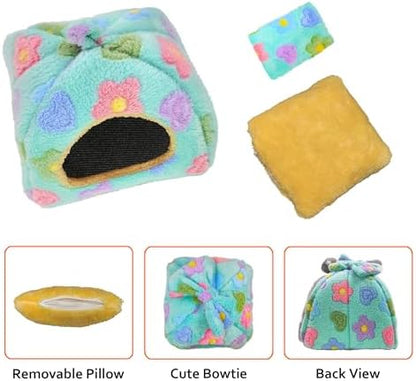 Guinea Pig Bed, Hideout House for Small Animals, Warm & Cozy