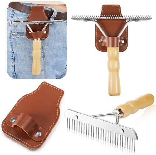 1 Set Horse Show Comb Brush Holder Cattle Race Grooming Brush Show Comb