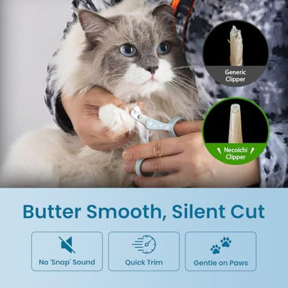 Necoichi Purrcision Stainless Steel Cat Nail Clipper, Made in Japan (Mint)