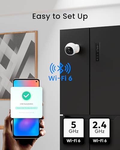 youkey Wireless Security Camera Outdoor, No Monthly Fee, Battery Powered, 2.5K QHD WiFi 6, Magnetic Mount, AI Human & Pet Detection, 8GB Local Storage, Color Night Vision