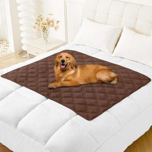 Smiry Waterproof Dog Bed Cover, Reversible Pet Blanket for Sofa Couch