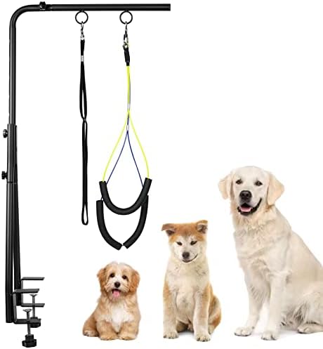 Adjustable Pet Grooming Arm with Clamp for Small & Medium Large Dogs,35"
