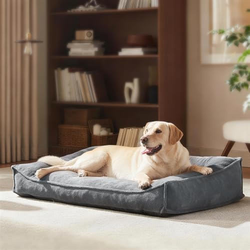 FURTIME Orthopedic Dog Bed Large Sized Dog, Extra Washable Dog Couch 38"
