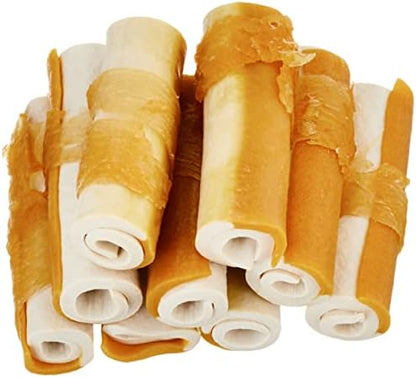 Wonder Bound Chicken Wrapped Mini Sticks - 15 Count - Rawhide-Free Dog Treats, Dental Health Chews for Plaque & Tartar Control, Easy to Digest, Long-Lasting