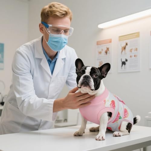 Kuoser Recovery Suit for Dogs Cats, Soft Dog Surgery Suit Female Male Spay