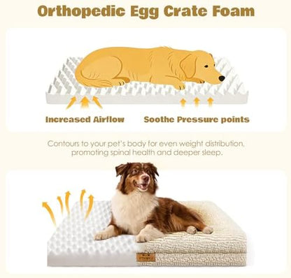 Orthopedic Dog Beds Large Sized Dog, Pet Sofa for Dog Cat Kitten