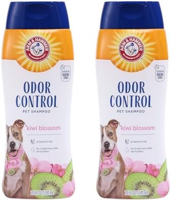 Arm & Hammer Deodorizing Dog Shampoo, Kiwi Blossom, 20 Fl Oz, 2-Pack