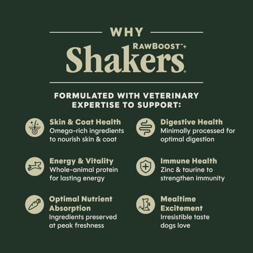 Instinct Freeze Dried Shakers, Dog Food Topper, Chicken, 5.5 oz.