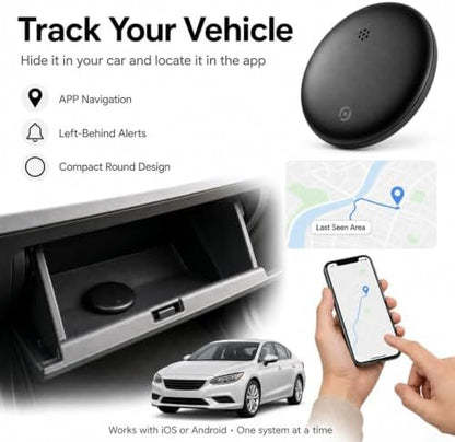 GPS Tracker for Vehicles No Subscription, iOS & Android Dual System