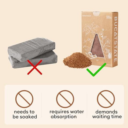 BUCATSTATE 5L Natural Coco Fiber Hamster Bedding