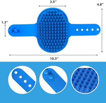 NVNAN Pet Shampoo Brush and Massage Bath Brush