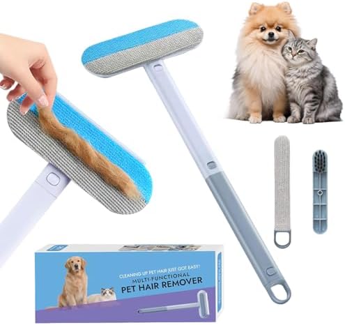 Tiiyee Pet Hair Remover for Furniture, 17in Dog and Cat Hair Removal Brush