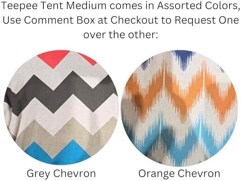 Teepee Tent (Medium) - Small Animal Bed - for Hamster, Sugar Gliders, Hedgehogs, Guinea Pigs, Gerbils, Rats, Degus and Other Small Pets - Hut/Den/Hideout/Igloo/Hideaway/House/Home