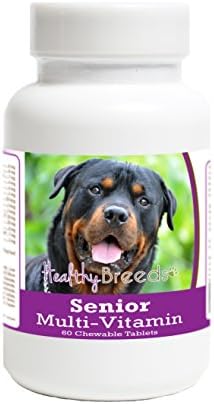 Healthy Breeds Rottweiler Senior Dog Multivitamin Tablets 60 Count