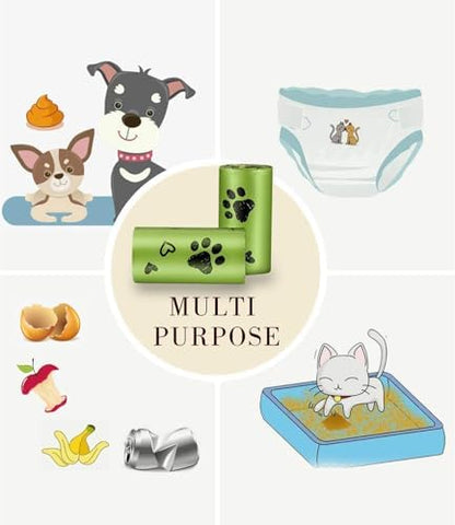 Dog Poop Bag Biodegradable 540 Count Dog Waste Bags with Dispenser Scented