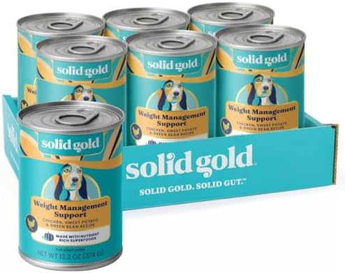 Solid Gold Weight Management Chicken Wet Dog Food, Meal & Topper, 6ct