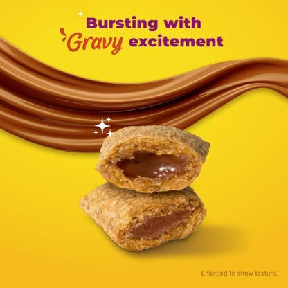 Meow Mix Gravy Bursts Chicken Flavored Cat Treats, 2.7 Oz. Bags (Pack of 5)