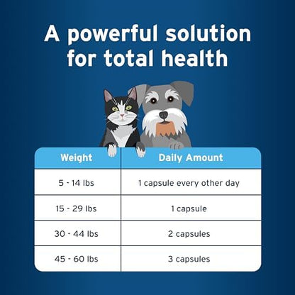 Pet Protect Omega-3 Supplement for Cats & Small Dogs, 60ct