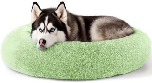 Extra Large Dog Beds, 36in Human Dog Anxiety Relief Comfort Bed (Green)