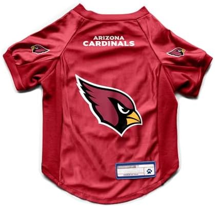 Littlearth NFL Arizona Cardinals Stretch Pet Jersey, Team Color, Small
