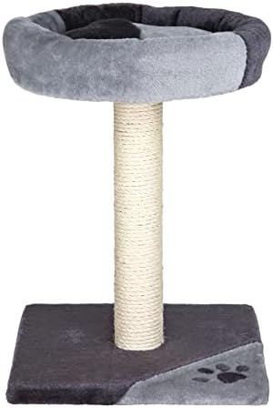 TRIXIE Tarifa 20.5-in Kitten Cat Tree with Sisal Post, Gray/Black