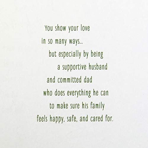Hallmark Father's Day Card for Husband (For A Wonderful Husband And Father)