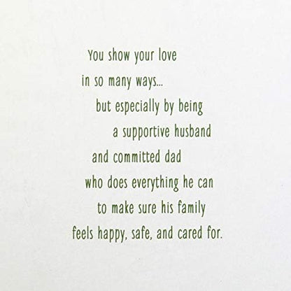 Hallmark Father's Day Card for Husband (For A Wonderful Husband And Father)