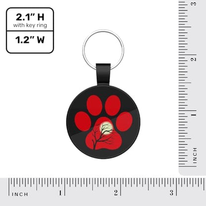 MYLUCKYTAG QR Code Pet ID | Personalized Dog & Cat Collar Tag | Online Profile with Instant Scanned Location Alert Email