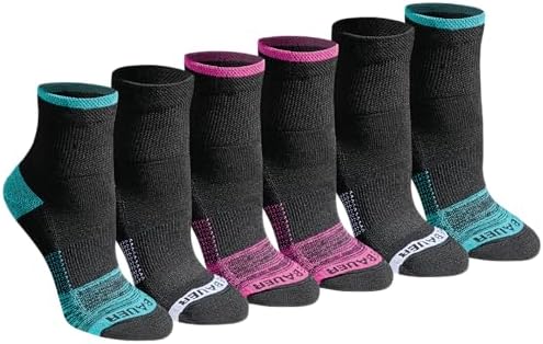 Eddie Bauer Women's Dura Dri Moisture Control 6-pair Quarter Socks
